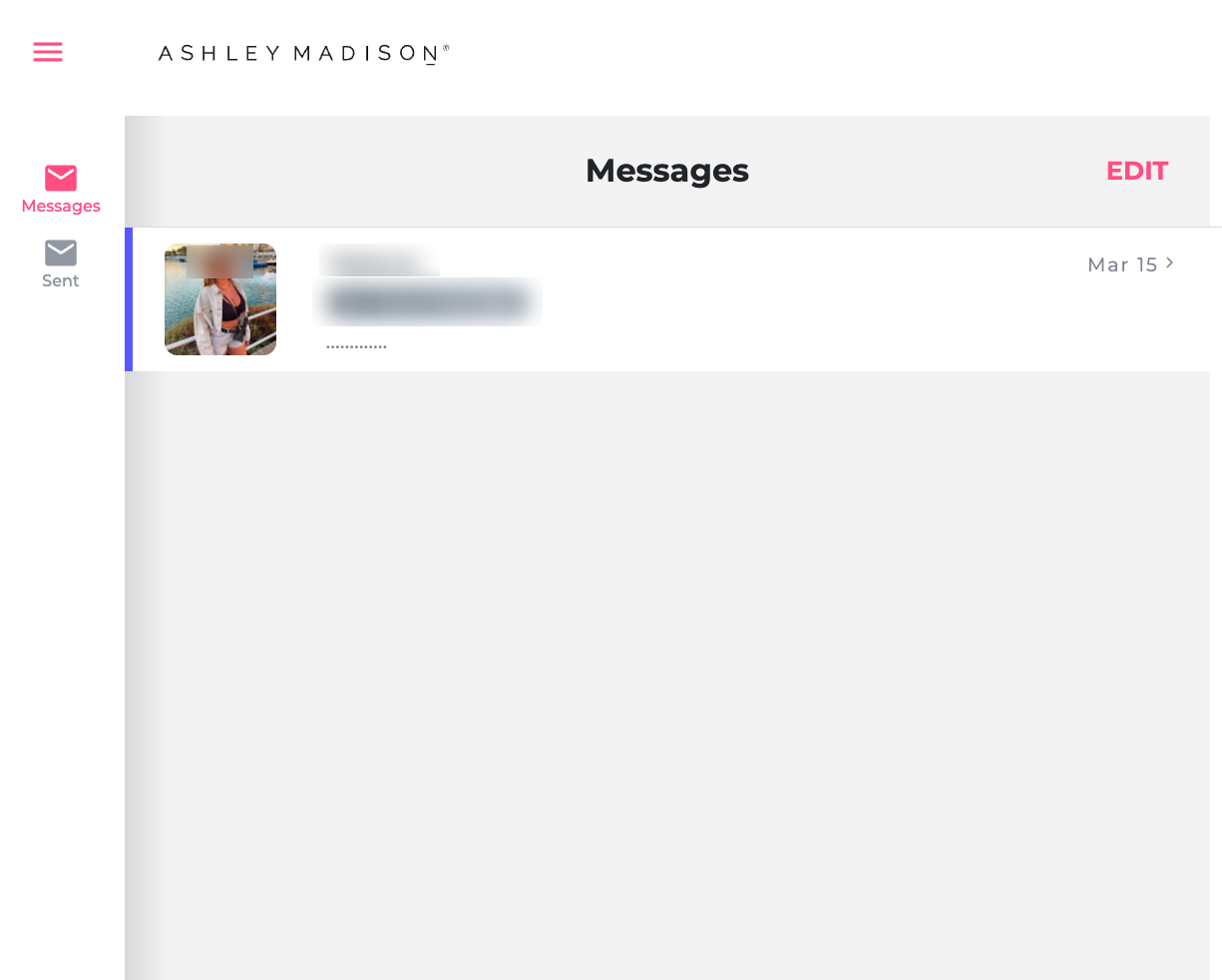 Making contact on Ashley Madison