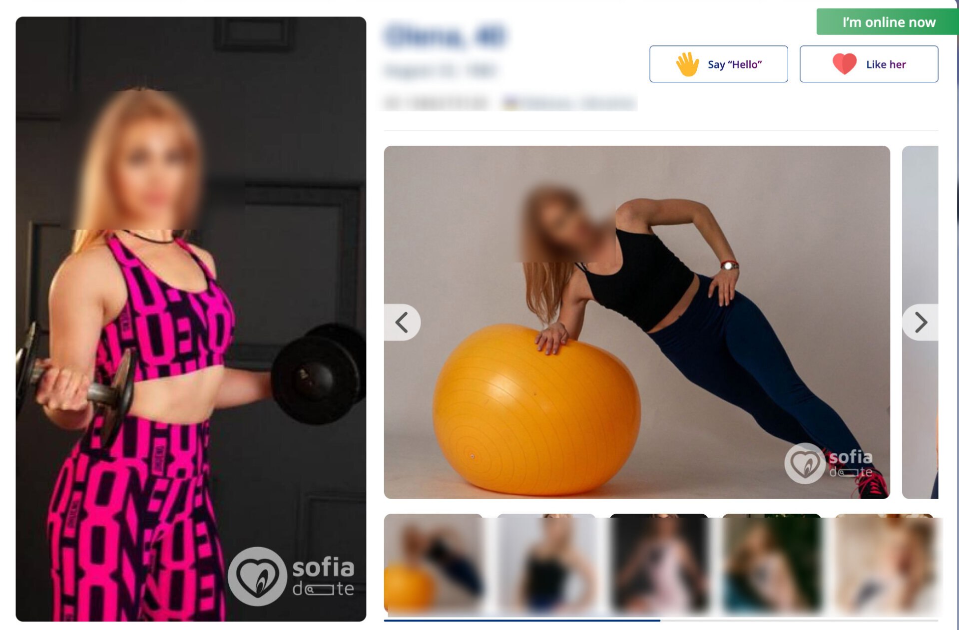 Sofia Date profile