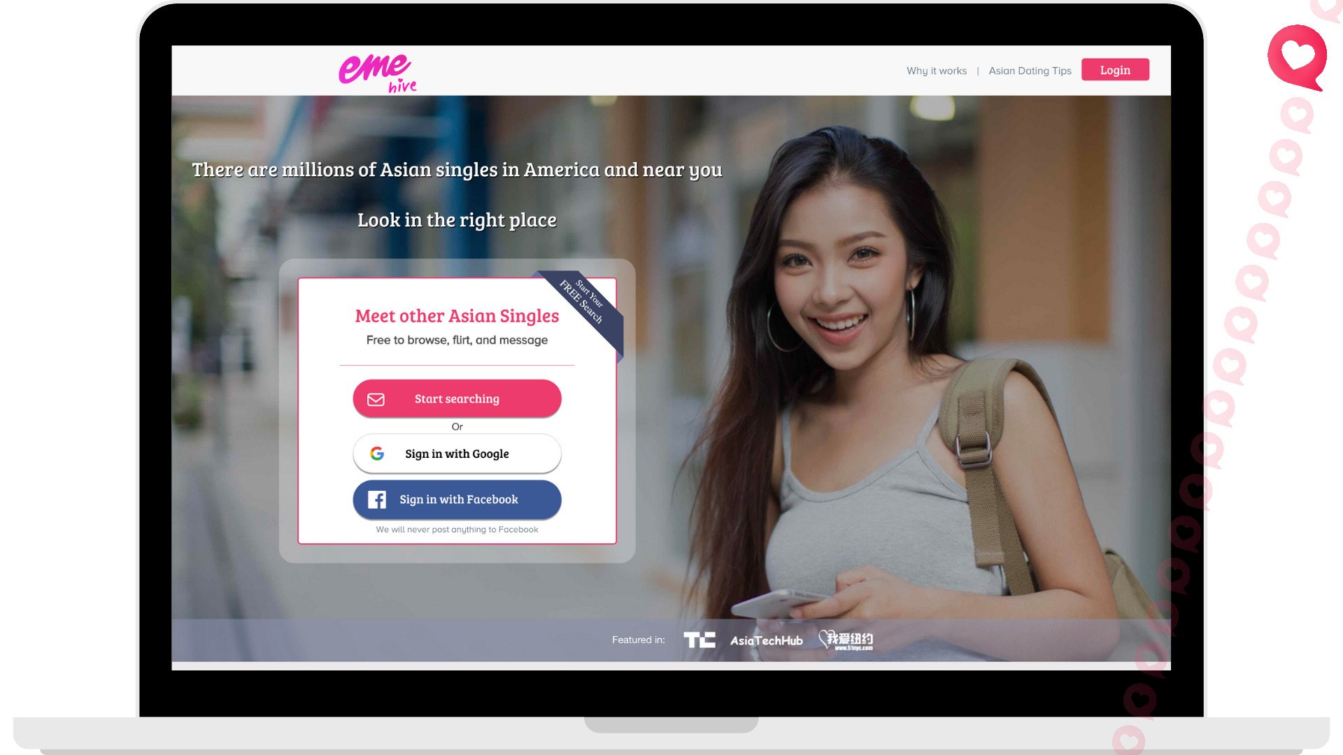 EME Hive Asian dating site