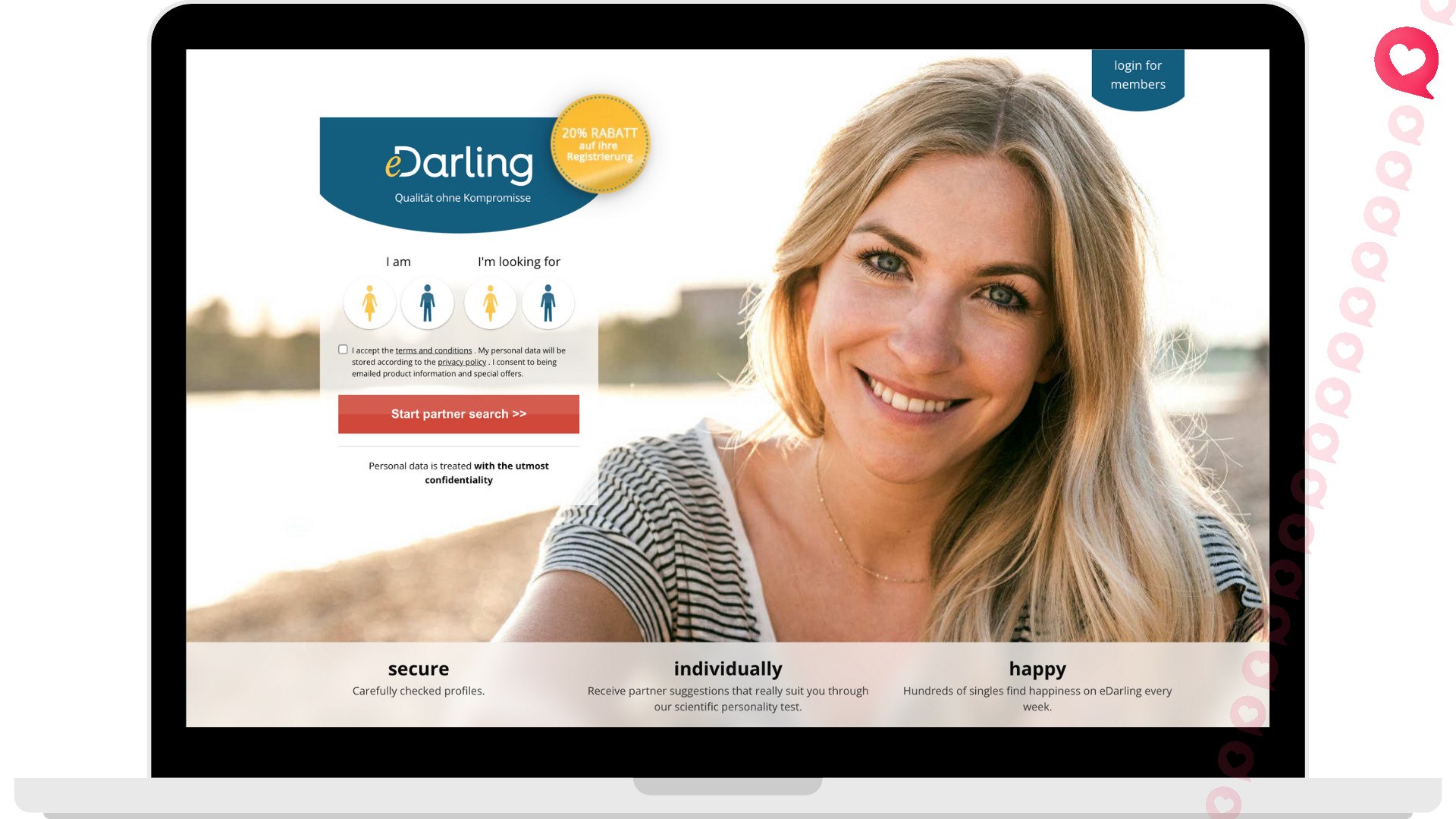 eDarling French dating site