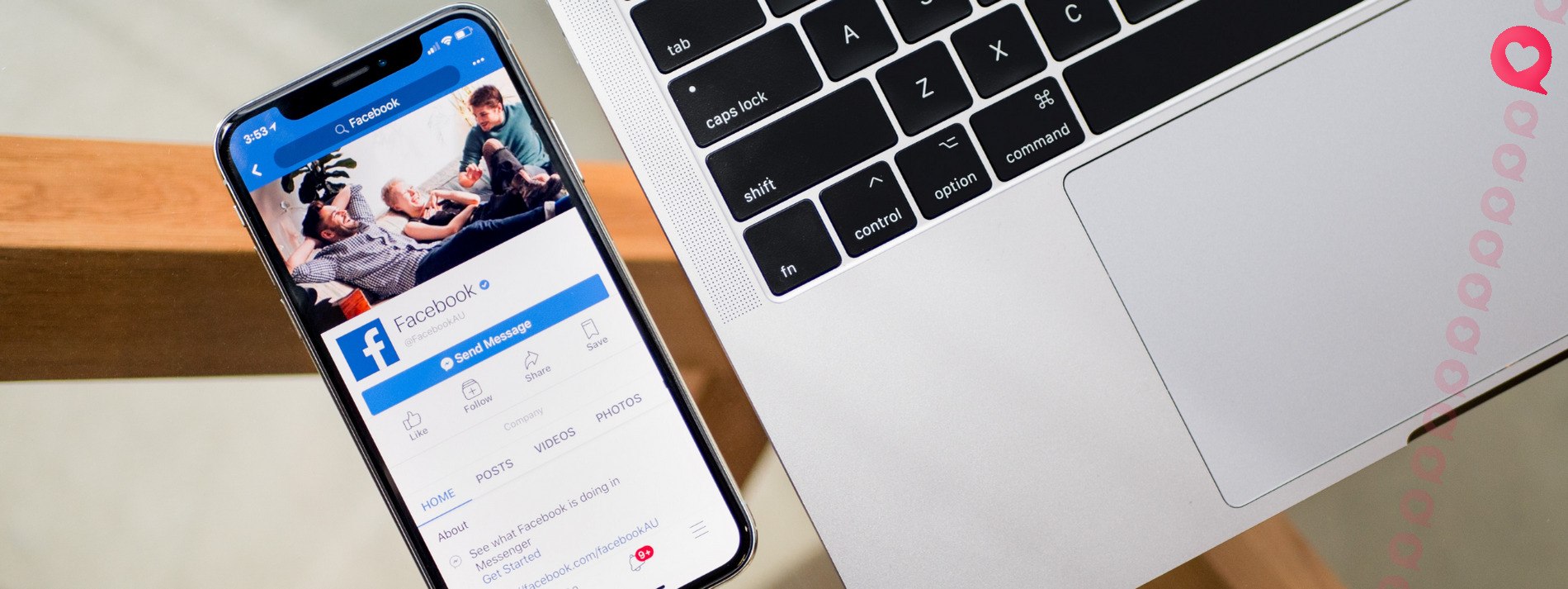 picking up a woman on facebook