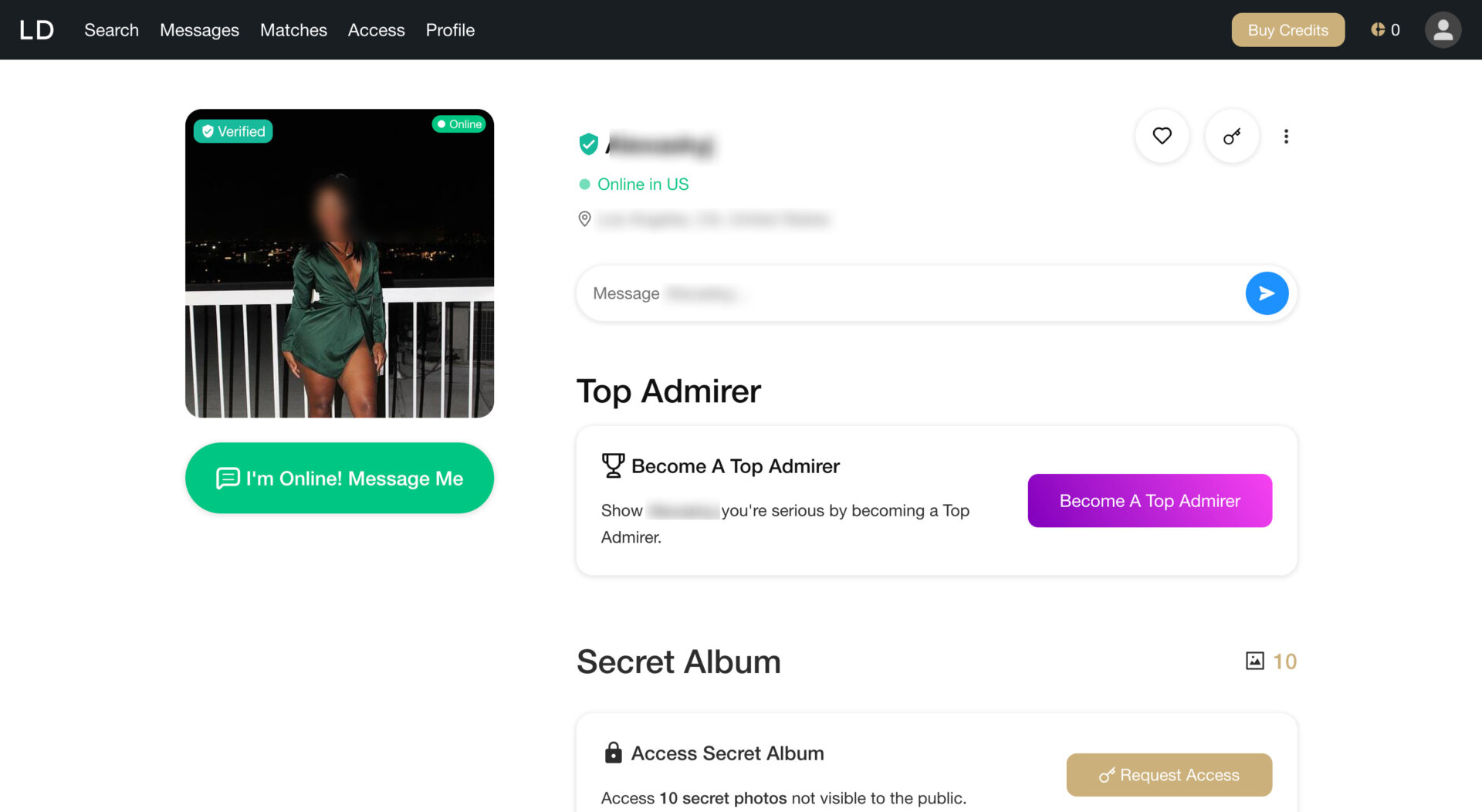 LuxuryDate.com profile