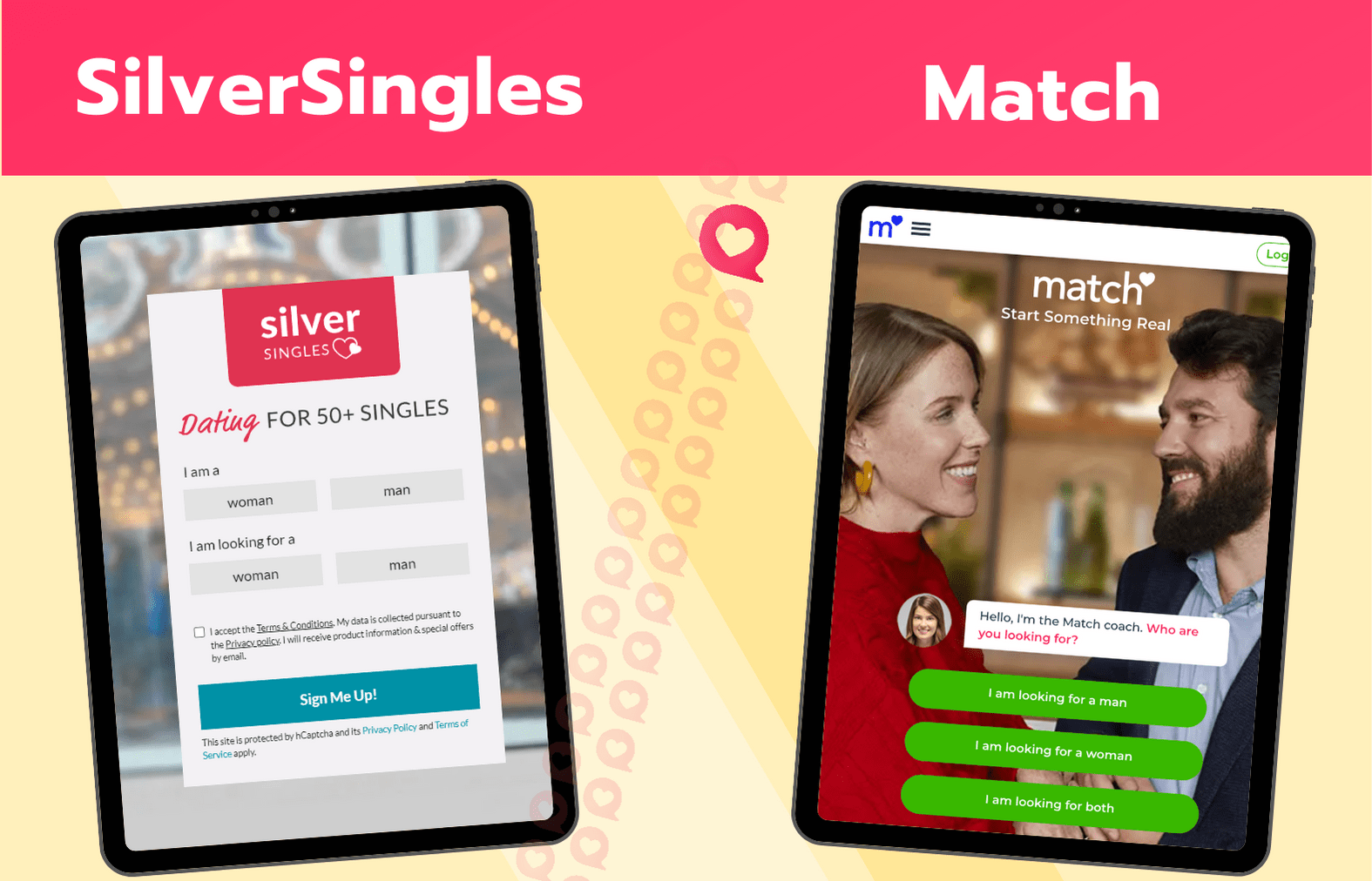SilverSingles Vs. Match