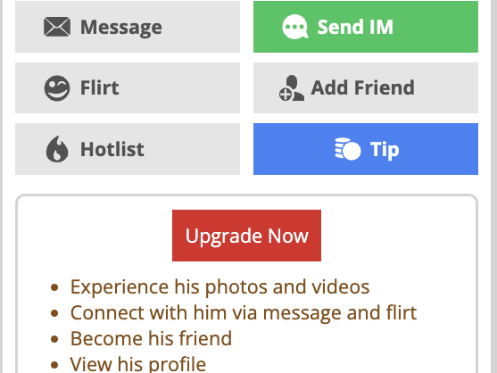 Making contact on AdultFriendFinder