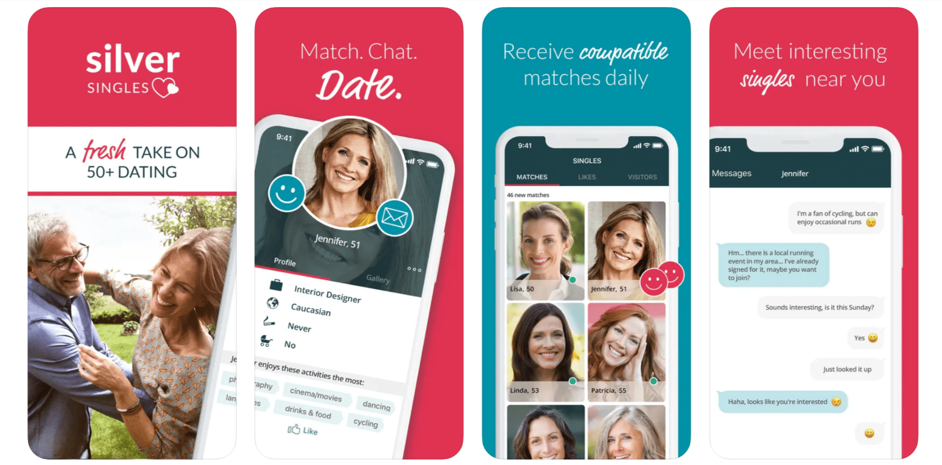 SilverSingles app