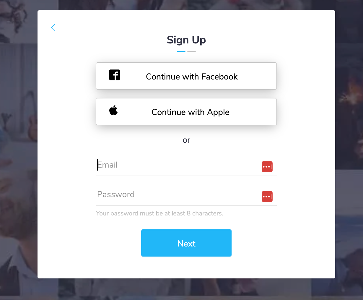 Signing up at JDate