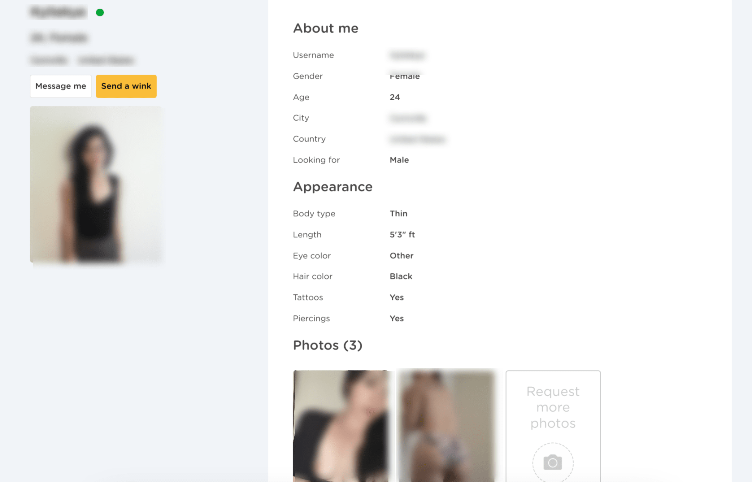 WannaHookup profile