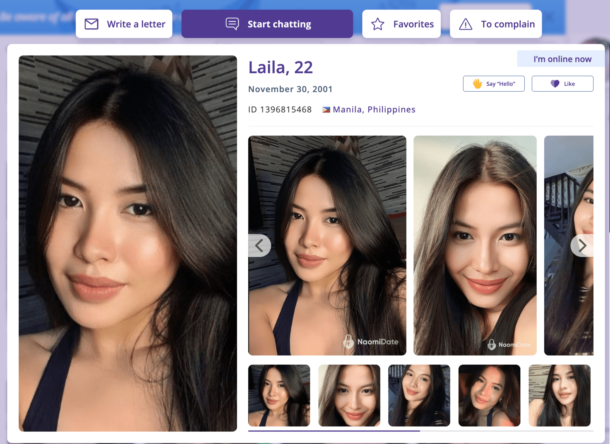 NaomiDate profile
