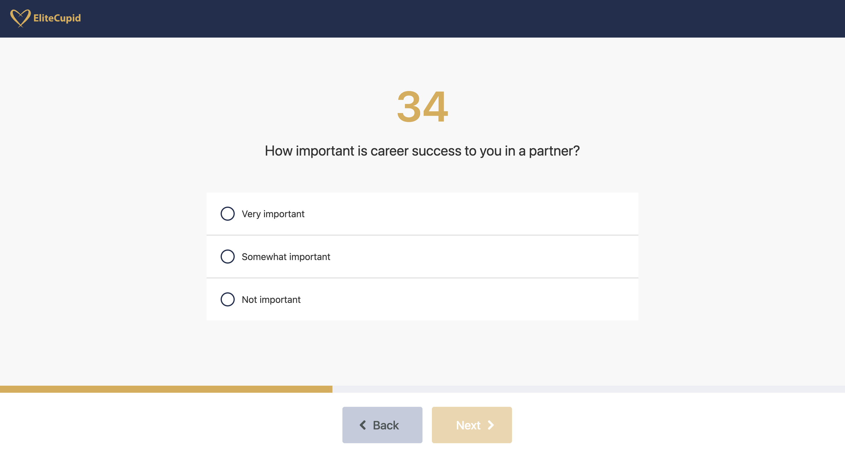 compatibility test on EliteCupid